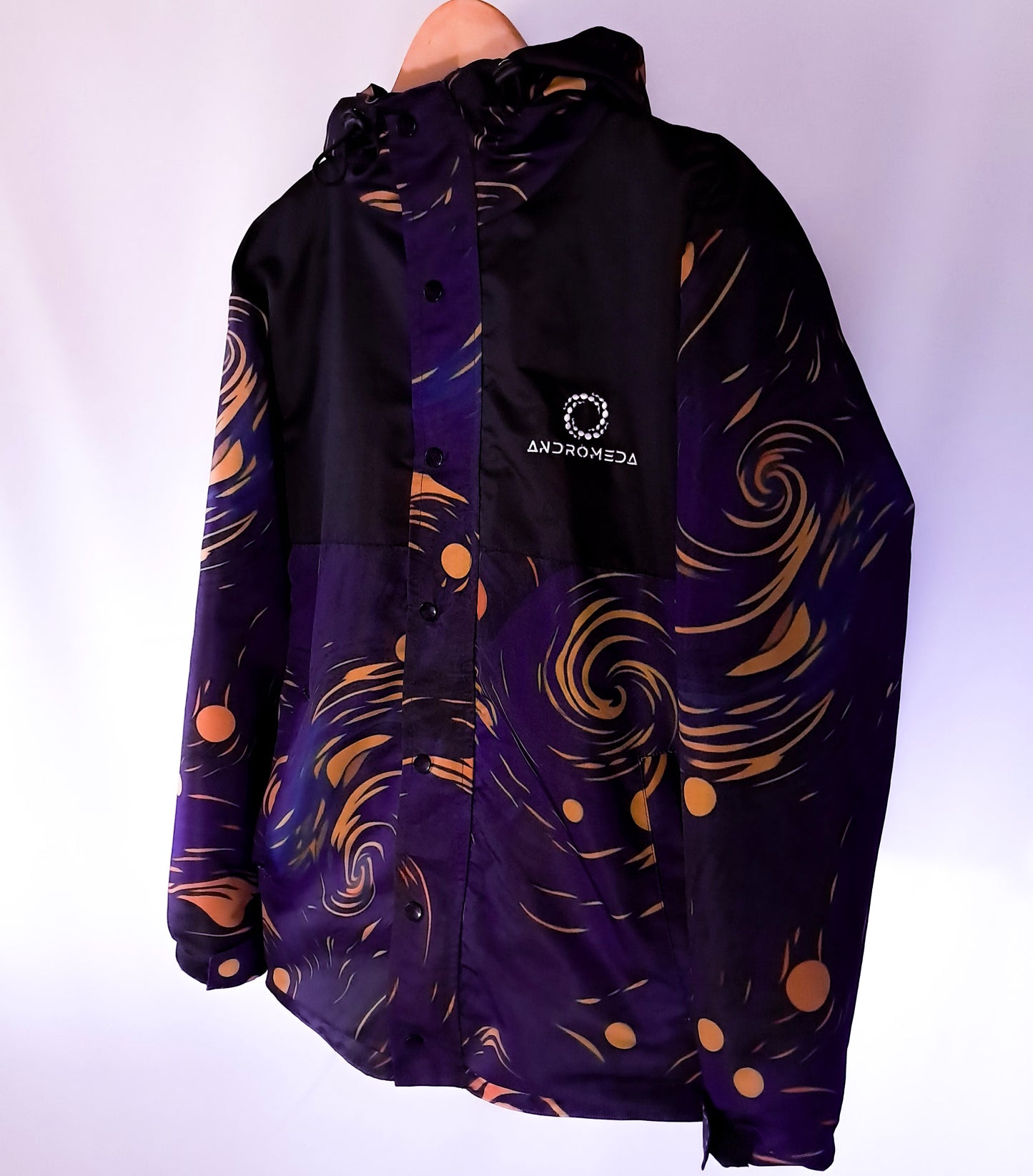 Cortavientos Impermeable Lattice – Diseño Técnico con Inspiración en Van Gogh